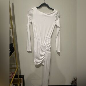 Superdown White Long Sleeve Dress